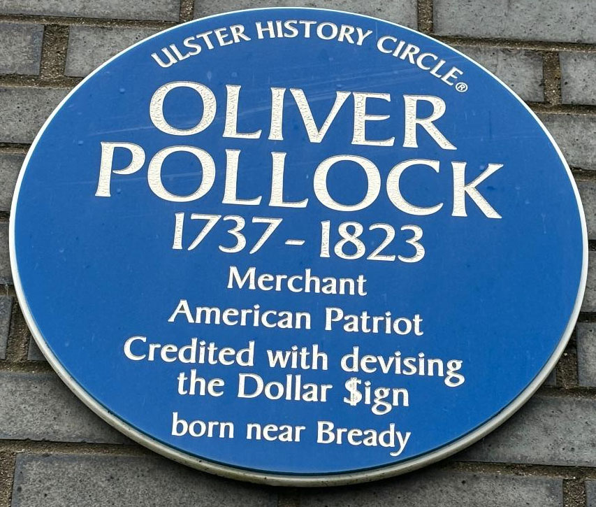 Oliver Pollock Blue Plaque